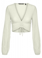 Crop top διάφανο με σούρα Vero Moda 10316926