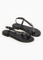 Σανδάλια δερμάτινα με διακσμητικό Iris Sandals