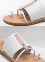 Σανδάλια δερμάτινα με διχρωμία Iris Sandals