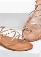 Σανδάλια δερμάτινα με λεπτά λουράκια Iris Sandals