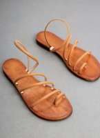 Σανδάλια δερμάτινα με λεπτά λουράκια Iris Sandals