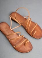 Σανδάλια δερμάτινα με λεπτά λουράκια Iris Sandals