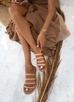 Σανδάλια δερμάτινα με λουράκια Iris Sandals