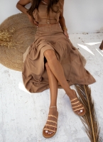 Σανδάλια δερμάτινα με λουράκια Iris Sandals