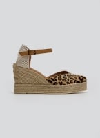Εσπαντρίγιες platforms από συνθετικό ponyskin Ragazza 0699