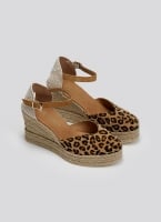 Εσπαντρίγιες platforms από συνθετικό ponyskin Ragazza 0699