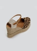 Εσπαντρίγιες platforms από συνθετικό ponyskin Ragazza 0699