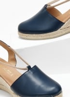Εσπαντρίγιες platforms δερμάτινες Ragazza 0672