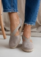Εσπαντρίγιες platforms suede με λάστιχα
