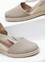 Εσπαντρίγιες platforms suede με λάστιχα