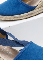 Εσπαντρίγιες platforms suede με λάστιχα