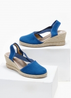 Εσπαντρίγιες platforms suede με λάστιχα