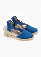 Εσπαντρίγιες platforms suede με λάστιχα