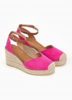 Εσπαντρίγιες platforms suede με μπαρέτα Erynn