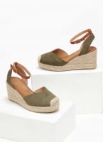 Εσπαντρίγιες platforms suede με μπαρέτα Erynn