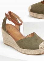 Εσπαντρίγιες platforms suede με μπαρέτα Erynn