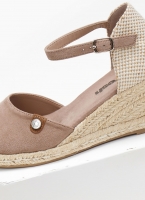 Εσπαντρίγιες platforms suede με μπαρέτα Refresh 171882