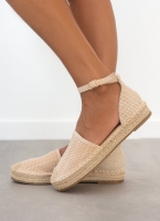 Εσπαντρίγιες suede με ανάγλυφο pattern