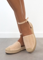 Εσπαντρίγιες suede με ανάγλυφο pattern
