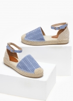 Εσπαντρίγιες suede με ανάγλυφο pattern