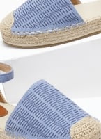 Εσπαντρίγιες suede με ανάγλυφο pattern