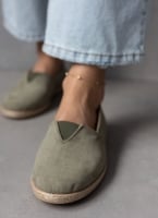 Εσπαντρίγιες suede με λάστιχο