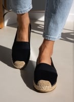 Εσπαντρίγιες suede με λάστιχο