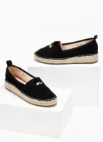 Εσπαντρίγιες suede με μεταλλικά charms