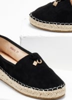 Εσπαντρίγιες suede με μεταλλικά charms