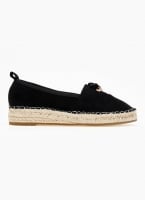 Εσπαντρίγιες suede με μεταλλικά charms