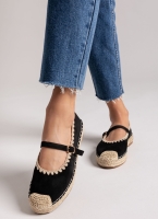 Εσπαντρίγιες suede με μπαρέτα ERYNN