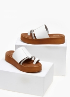 Flatfforms σανδάλια με στρας Estil