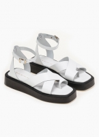 Σανδάλια flatforms με μπαρέτα tfp