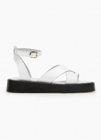 Σανδάλια flatforms με μπαρέτα tfp