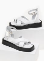 Σανδάλια flatforms με μπαρέτα tfp