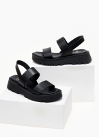Flatforms δερμάτινα με chunky σόλα TFP