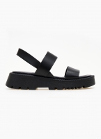 Flatforms δερμάτινα με chunky σόλα TFP