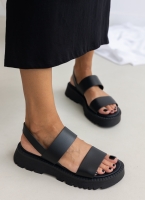 Flatforms δερμάτινα με chunky σόλα TFP