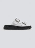 Flatforms δερμάτινα σανδάλια με τοκάδες Tfp