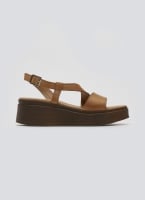 Flatforms δερμάτινα σανδάλια TFP