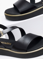 Flatforms σανδάλια δερμάτινα Ragazza 01186