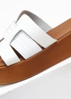 Flatforms σανδάλια με pattern Estil