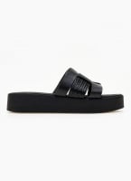 Flatforms σανδάλια με pattern Estil