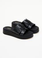 Flatforms σανδάλια με pattern Estil