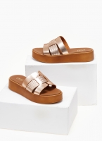Flatforms σανδάλια με pattern Estil