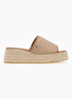 Flatforms σανδάλια με ψάθα και σχοινί Refresh 17175301