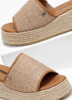 Flatforms σανδάλια με ψάθα και σχοινί Refresh 17175301