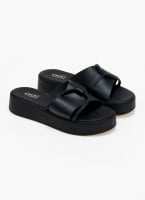 Flatforms σανδάλια με στρας Estil
