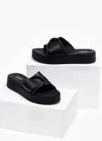 Flatforms σανδάλια με στρας Estil