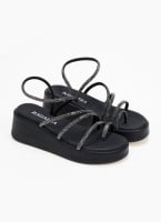 Flatforms σανδάλια με στρας Ragazza 01133